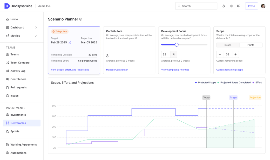 Scenario Planner